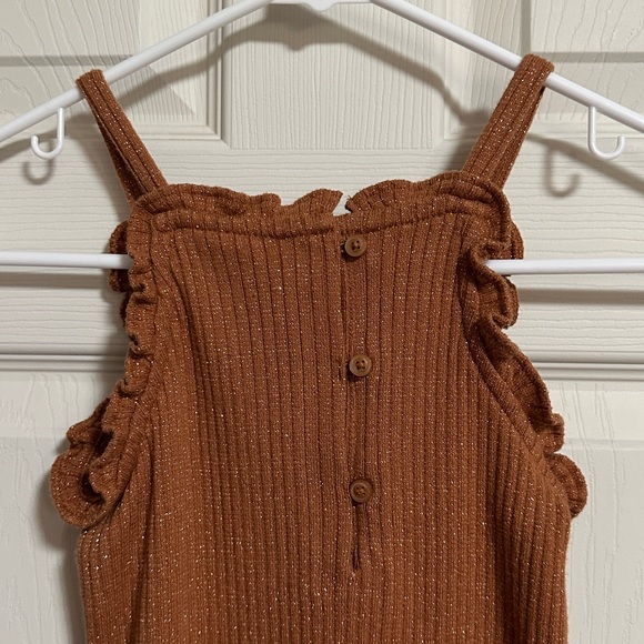 Janie and Jack girls size 10 Bronze color tank top - Picture 5 of 7